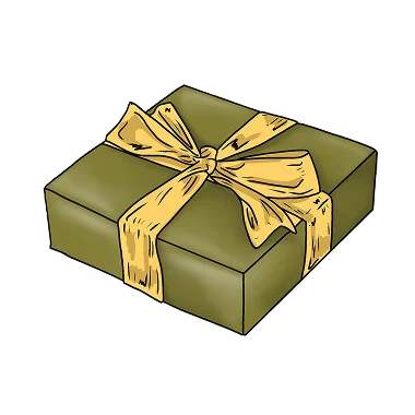 Illustration einer Geschenkbox
