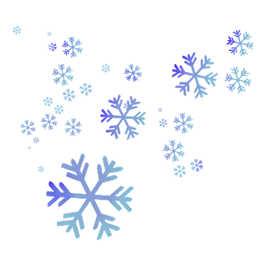 Illustration von Schneeflocken